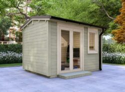 Carlow Garden Log Cabin Exterior