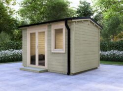 Carlow Garden Log Cabin Exterior