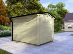 Carlow Garden Log Cabin Exterior