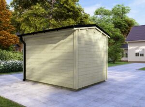Carlow Garden Log Cabin Exterior