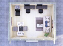 Derry Log Cabin- Mycabin.ie - Interior