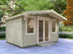 Galway Garden Log Cabin Exterior