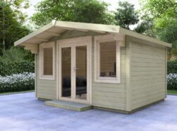 Galway Garden Log Cabin Exterior