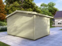 Galway Garden Log Cabin Exterior