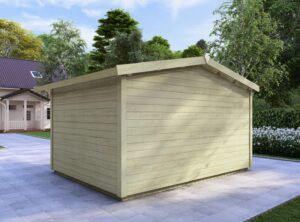 Galway Garden Log Cabin Exterior