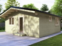 One Bed B Log Cabin Log Homes-Mycabin.ie