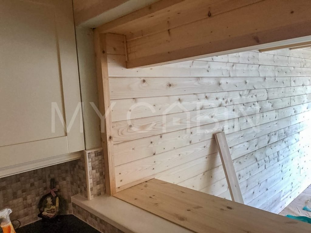 Log Cabin Extension Interior