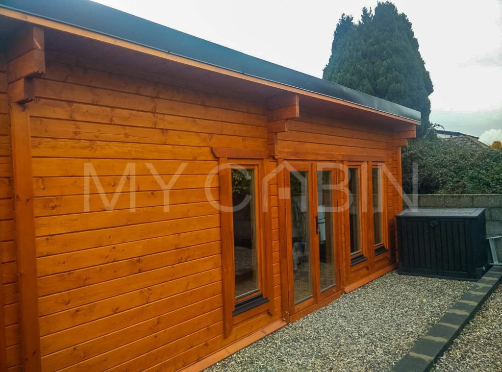 Log Cabin Extension Exterior