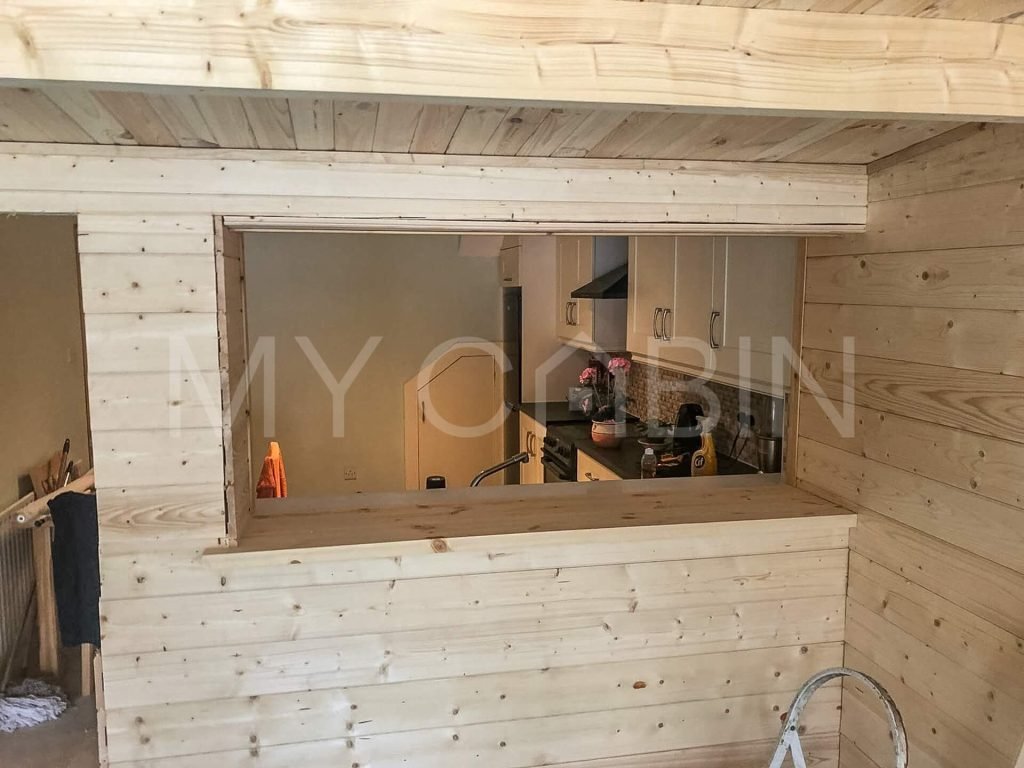 Log Cabin Extension Interior