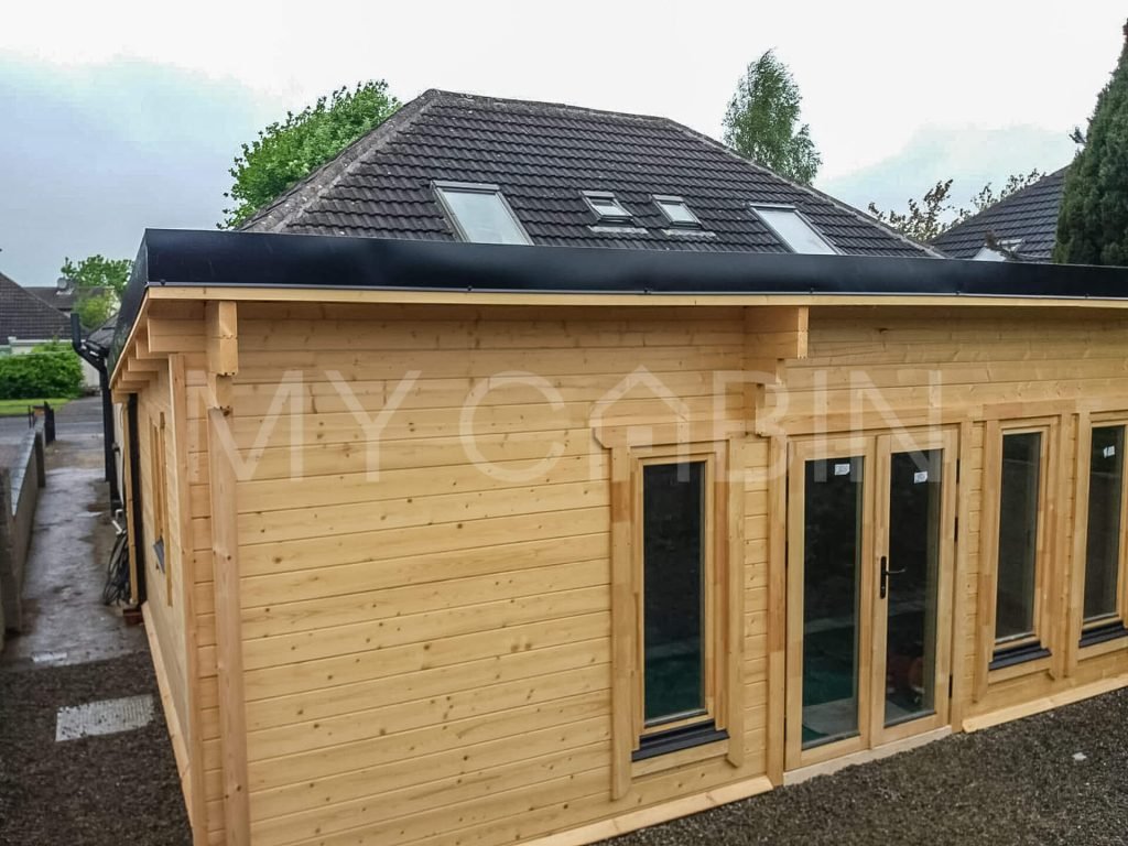 Log Cabin Extension Exterior