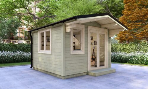 Laois Garden Log Cabin Exterior