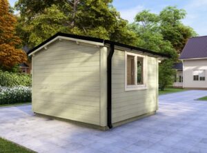 Laois Garden Log Cabin Exterior