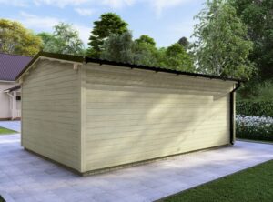 Longford Two Room Log Cabin- Mycabin.ie - Exterior