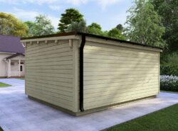 Derry Garden Log Cabin Exterior