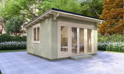 Kildare Garden Log Cabin Exterior Kildare Garden Log Cabin Exterior