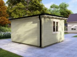 Kildare Garden Log Cabin Exterior