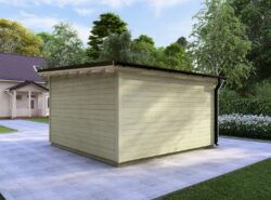 Kildare Garden Log Cabin Exterior