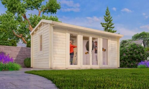 Budget 10 Log Cabin Exterior Budget 10 Log Cabins -My Cabin Scotland