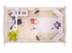 Budget 10 Log Cabin Interior -My Cabin Scotland