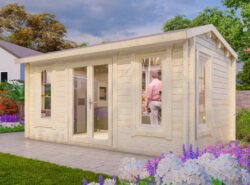 Budget 12 Log Cabins Exterior -My Cabin Scotland