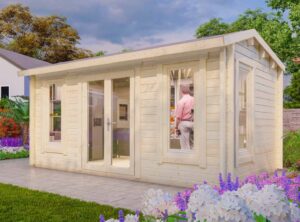 Budget 12 Log Cabins Exterior -My Cabin Scotland