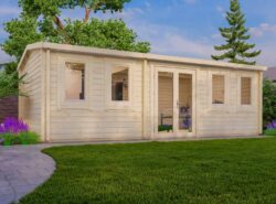 Budget 14 Log Cabin Exterior -My Cabin Scotland