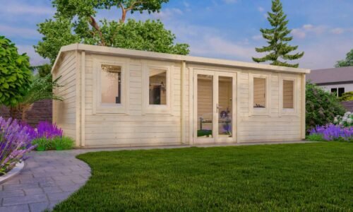 Budget 14 Log Cabin Exterior Budget 14 Log Cabin Exterior -My Cabin Scotland