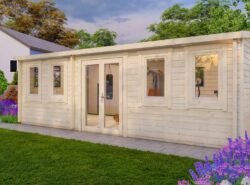 Budget 14 Log Cabin Exterior -My Cabin Scotland