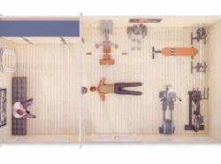 Budget 14 Log Cabin Interior -My Cabin Scotland