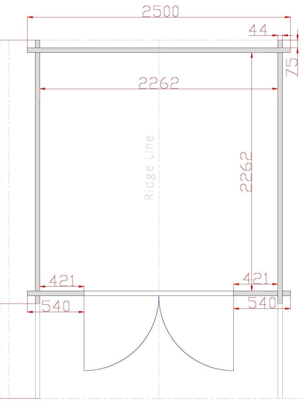 Budget 2 Log Cabin Floor Plan Budget 2 Log Cabin Floor Plan