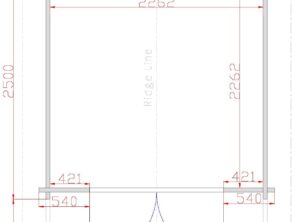 Budget 2 Log Cabin Floor Plan