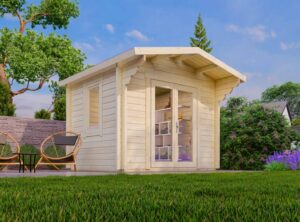 Budget 3 Log Cabin Exterior -My Cabin Scotland