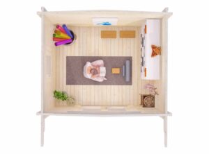 Budget 3 Log Cabin Interior -My Cabin Scotland