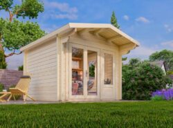 Budget 4 Log Cabin Exterior -My Cabin Scotland