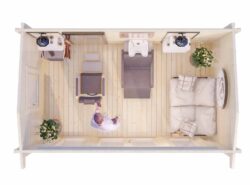 Budget 5 Log Cabin Interior -My Cabin Scotland