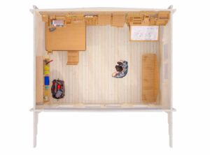 Budget 6 Log Cabin Interior -My Cabin Scotland