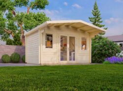 Budget 7 Log Cabin Exterior -My Cabin Scotland