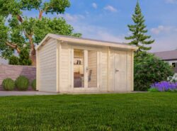 Budget 8 Log Cabin Exterior -My Cabin Scotland