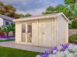 Budget 8 Log Cabin Exterior -My Cabin Scotland