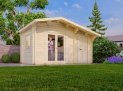 Budget 9 Log Cabin Exterior