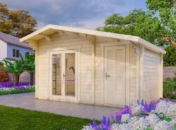 Budget 9 Log Cabin Exterior -My Cabin Scotland