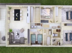 Four bedroom A Log Cabin- Mycabin.ie