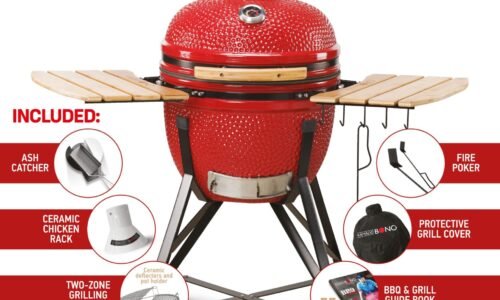 KAMADO-BONO-media-red.jpg Kamado Bono BBQ grill -Mycabin.ie
