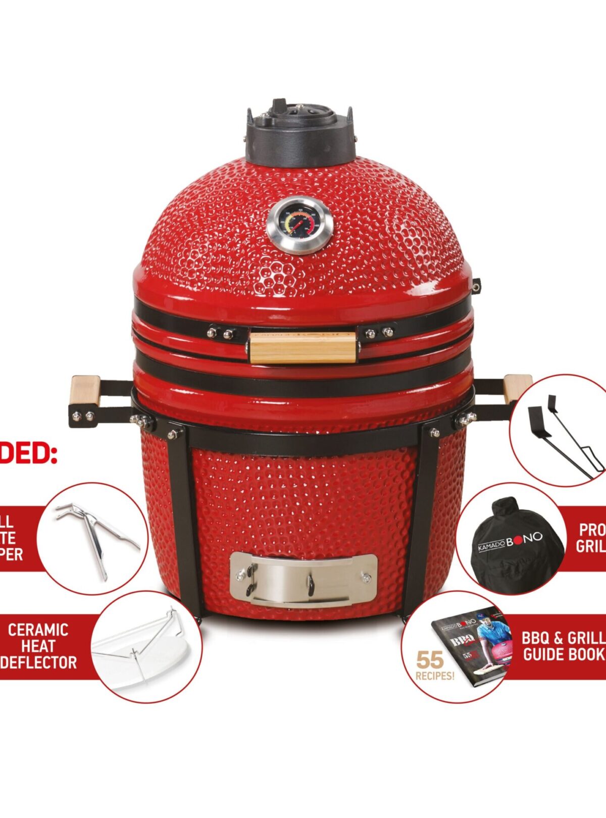 Kamado Bono mini BBQ grill -Mycabin.ie