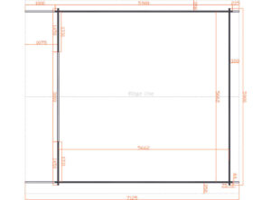 Garage Floor Plan Log Cabin -MyCabin.ie Ireland