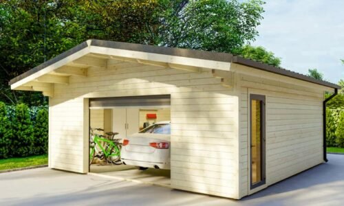 Garage Log Cabin -MyCabin.ie Ireland