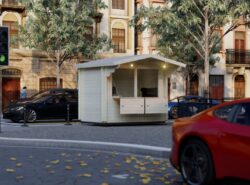 Log Kiosk Exterior -MyCabin.ie