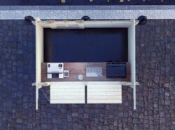 Log Kiosk Interior-MyCabin.ie