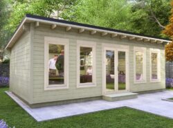 Derry XXL Log Cabin 7x4 Exterior