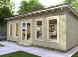 Derry XXL Log Cabin 7x4 Exterior